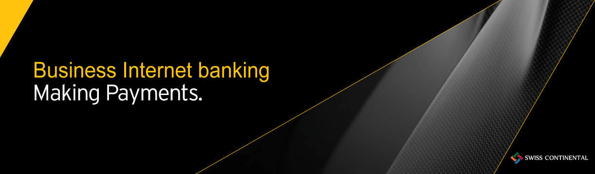 Business Internet banking Making Payments